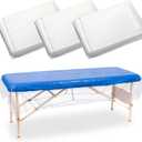 EBoot 100pcs 47" x 90" Disposable plastic Massage Table Sheets Spa Massage Treatment Bed Cover Transparent Beauty Bed Waterproof Film Couch for Tattoo Beauty Chair Sofa Spa Beds Furniture Supplies