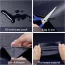 Leather Repair Patch 15.7x80 inch Large Self-Adhesive Leather Repair Tape Vinyl Leather Repair Kit for Sofa Car Seats Chairs Shoes Bags Damaged Furniture (Navy Blue)