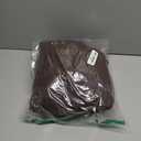 Yioaga Fleece Sweatshirts for Women Cropped Long Sleeve Half Zip Pullover Sherpa Jacket Warm Fuzzy Coats with Pockets, L