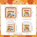 Fall Theme Party Supplies Kit, Serves 50: Complete Autumn Harvest Disposable Dinnerware Set - Includes Paper Dinner & Dessert Plates, Napkins,Thanksgiving/Autumn Party Decorations.
