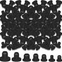 140Pcs Rubber Plug Box, Round Hole Silicone Tool Various Sizes Rubber Plugs Round HolesT-Type Flexible Stopper Sealing Covers for Car Wiring Furniture