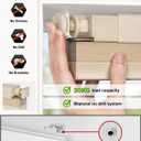 LazBlinds No Drill Blackout Cellular Shades, 29" W x 48" H, Beige