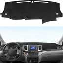 YOJOJOCO Dash Cover for Honda Pilot 2016-2022 & Ridgeline 2017-2025 & Passport 2019-2025 Accessories Flannel Dashboard Cover Dash Mat Center Console Cover Sunshield Protector Pad
