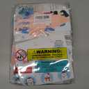 Winlyn 24 Sets Winter Decorations DIY Elf Ornaments Christmas Craft Kits Foam Elf with Snowflake Festive Foam Stickers for Kids Holiday Seasonal Gift Home Classroom Activities Party Favors