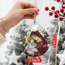 Christian Gifts: Virgin Mary Stained Glass Ornament | Christmas Ornaments & Religious Ornament (Christmas Tree Decorations), Christian Holiday Decor, Religious Gifts & Xmas Gift