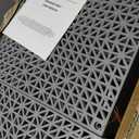 VEVOR Modular Interlocking Cushion, 50 Pack 12" x 12" Splicing Drainage Mats, Soft PVC Interlocking Drainage Floor Tiles, Non-Slip Drainage Holes for Restroom, Bathroom, Kitchen, Pool, Wet Areas, Gray
