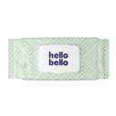 Hello Bello Premium Wipes, Designed for Sensitive Skin with Chamomile & Aloe Extracts, Simply Sage (18 Resealable Packets = 1080 Total Wipes)