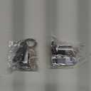 1-1/8" Thumb Operated Offset Cam Lock, RV Compartment Latch, Non-Locking Thumb Turn, for RV Compartment Camper Storage Door (2 Pack)