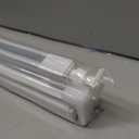 LazBlinds No Drill Zebra Blinds for Windows 35.5" W x 72" H, White
