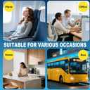 2 x Airplane Foot Hammock, Portable Foot Hammock for Plane Travel to Relax Your Feet, Plane Travel Essentials Comfy Foot Rest Hanger Plane Footrest for Long Trip