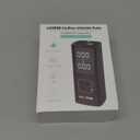 Tire Inflator Portable Air Compressor, 5X Faster Portable Air Pump for Car Tires with Powerful Battery, 180PSI Cordless Air Pump with Digital Pressure Gauge for Cars, Bike & Motorcycle Tires, Ball (Black)