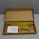 Fomcet 6FTx2.6FT Metal Gold Wedding Arch Backdrop Stand Balloon Arched Frame for Ceremony Birthday Party Graduation Bridal Baby Shower Anniversary Background Decoration, 6x2.6FT (HxW)