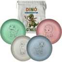 Dino Kindergarten Plates With Carrying Bag