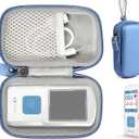 CaseSack Case for EKG Heart Rate Monitor Like SonoHealth, EMAY Handheld EKG Monitor, Wireless Handheld Home ECG Cardio & Electrocardiogram Machine (Blue)