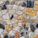 Yancorp 10ft Brown Brick Wallpaper Peel and Stick Self-Adhesive Stone Wallpaper Brick Contact Paper Fireplace Kitchen Backsplash (18" x 120", Yellow)