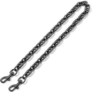 Gunmetal Purse Chain Strap, 23" Black Shoulder Bag Chain, Handbag Chains Replacement for Coach Nolita Swinger Tabby Teri Bags Accessory (Black, 23 Inches)