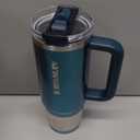 STANLEY Quencher ProTour Flip Straw Tumbler with Leakproof Lid | Built-In Straw & Handle | Cupholder Compatible for Travel | Insulated Stainless Steel Cup | BPA-Free (40 Ounces, Ponderosa Shimmer)