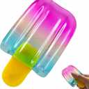 4 x Ice Cream Squeeze Squishy,Summer Sensory Stress Relief,Squishies Slow Rising Fidget Toy Suitable for Everyone (Blue)
