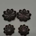 GARMOLY 2 Pack Incense Burner, Incense Holder for Sticks, Brass Lotus Incense Stick Holder