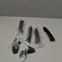 NewYall Pack of 4 Front Rear Left Driver and Right Passenger Side Carbon Fiber ABS Exterior Door Handle Cover Trim for W204 C300 C63 C250