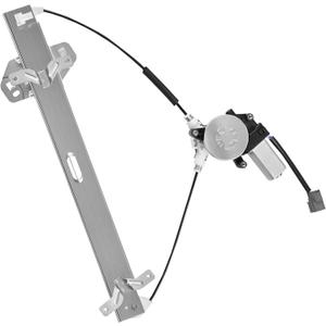 Front Passenger Side Power Window Regulator with Motor (2 Pins) Fit for 2003-2007 Honda Accord Sedan 4-Door, 741-307 (Front Passenger (RH))