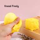 2 x Small Mini Cheese Squishy - Tiny Soft Rising Food Squeeze Toys, Stress Relief, Sensory Fidget for Adults Yellow Soft Novelty Cute Party Favors (2 Inch)