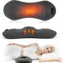Smooth Spine Triple Fusion Back Massager with Heat - Sciatica Pain Relief & Spine Decompression Device, Deep Tissue Massager for Lower Back Pain, Office Chair and Home Use for Chronic Sufferers