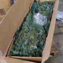 7ft Artificial Christmas Tree Spruce Hinged w/1260 Mixed PE & PVC Tips