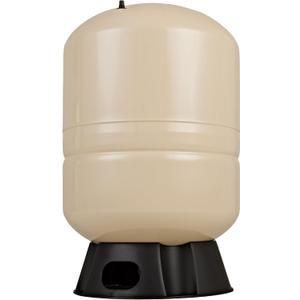 Red Lion RL20A - 20-Gallon Vertical Pre-Charged Pressure Tank with Thermoplastic Base for Well Pumps, 1-Inch FNPT Elbow System Connection, Almond, 604682