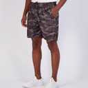 Real Essentials 4 Pack: Men's Mesh 7" Athletic Zipper Shorts Workout Gym Running Basketball (XL)