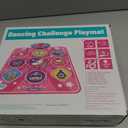 Kusntin Dance Mat, Dance Mixer Rhythm Step Play Mat, Pink Dance Pad with LED Lights, Adjustable Volume, Built-in Music, 5 Game Modes, Xmas Birthday Gifts for 3-10 Years Girls Toys (Multicolor), Medium