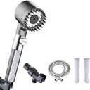 Shower Head with Handheld, Shower Heads High Pressure,3 Modes Filtered Showerhead Water Saving with 59Replacement Hose/Bracket/Cotton Filters