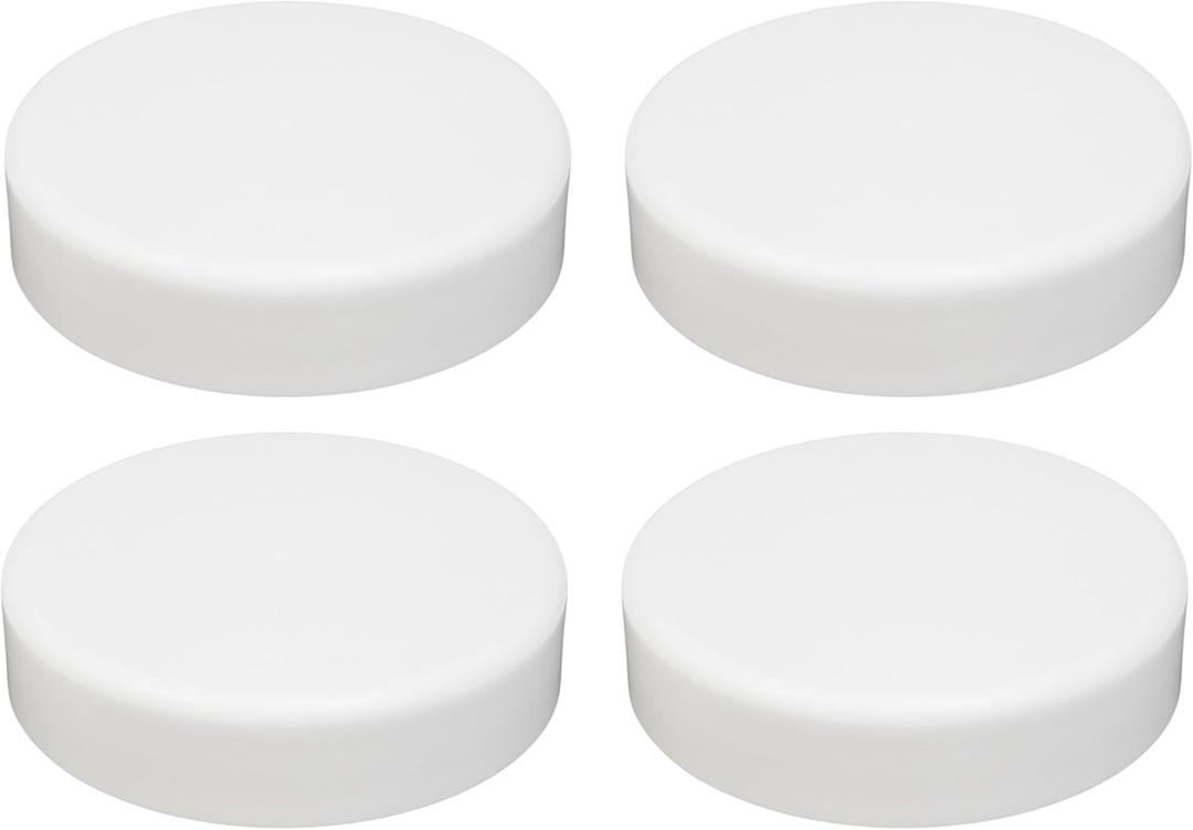 JSP Manufacturing Flat Marine Dock Piling Cap, UV Protected Polypropylene, 4 Pack, Made in USA