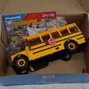 Playmobil School Bus with Accessories and 4 Figures