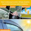 Rain Guards for 2011-2017 Nissan Juke, Out-Channel Window Visor Shields Vent Deflector Shade Wind Dark Smoke 2012 2013 2014 2015 2016 11 12 13 14 15 16 17, Outside-Mount, 4PCS