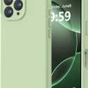 LOVE 3000 Designed for iPhone 16 Pro Case, Premium Silicone with [Soft Anti-Scratch Microfiber Lining] Shockproof Protective Phone Case for Men Women Girls 6.3", Matcha