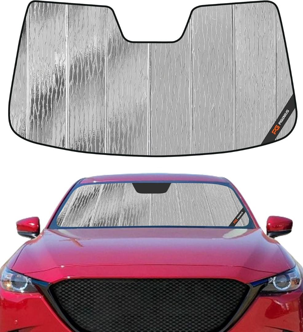 Pigenius Windshield Sun Shade for Mazda CX-9 2016-2023 with Sensor - AstraGuard
