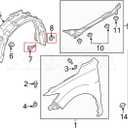 Rexka 20 Sets 5mm Rear Bumper Cover Fender Liner Grommet & Phillips Truss Head Sems Screws Kit for Honda Acura Accord Crosstour Pilot 90664-STK-A01 90114-SE0-000
