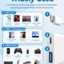 USB C to USB Camera Adapter with 30W PD Charging Port, OTG Cable Compatible with for iPhone 17/16/15 iPad Android Phone Tablet, USB 3.0 Female for Flash Drives, Keyboards, Mice, and More
