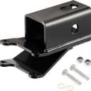 Rear 2" Receiver Hitch, ATV Hitch Receiver with Bolts/washers/Lock Nuts Compatible with Honda 2001-2014 Rubicon 500, 2007-2024 Rancher 350 400 450 500 520, Recon 250