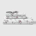 LINENWALAS 100% Cotton Full Size Fitted Sheet Only, up to 17” Deep Pocket, Thick Strong, Breathable Crisp and Cool Premium Bedding Printed Bottom Sheet for Full Size Bed (Vineyard)
