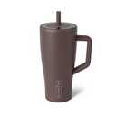 BrMate Era 30 oz Tumbler with Handle & Straw | 100% Leakproof Insulated Water Bottle Tumbler with Lid & Flexible SoftSip Straw | Made of Stainless Steel | Cup Holder Friendly | 30oz (Java)