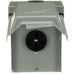 MIDWEST U054P • Weatherproof Temporary RV Outlet • 50A 14-50 RWR • Power Supply • Volts AC: 120/240V • Fully Compliant