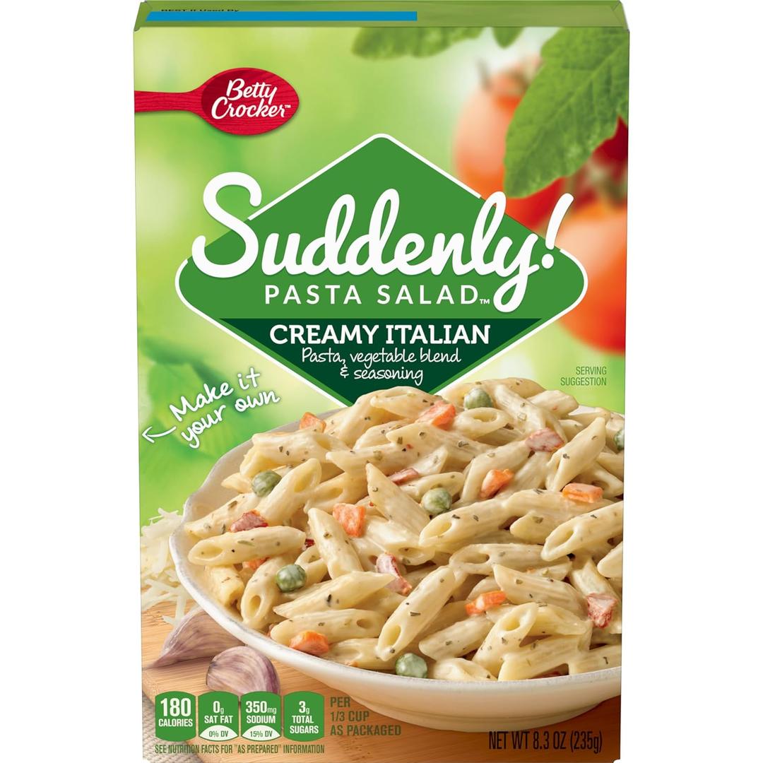 Betty Crocker Dry Meals Pasta Salad Creamy Italian, 8.3 oz, BBD: 13 June 25