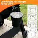 30-Pack Grease Liner and 1 Pack Black Bucket, Grill Drip Cups Compatible for Traeger Pro Series 575/780, 22/34 Series, Grill Accessories and Drip Tray Liner