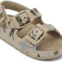 ChayChax Toddler Boys Girls Double Buckle Sandals Children's Adjustable Back Strap Water Sandal, 7