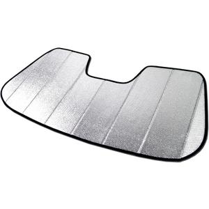 Custom Fit Car Sun Shade Windshield | Sun Visor | Car Window Shades | Fold Up Front Sunshade Visor | Compatible with BMW F30 320i 325i 328i 2012-2019 | CFS-020-S | Silver & Grey 1-pc Set