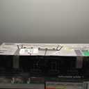 Versatile 7 Tier Wall Shelf Unit, White Lack Wall Shelf, Display Floating Shelf with LED Remote Control Light