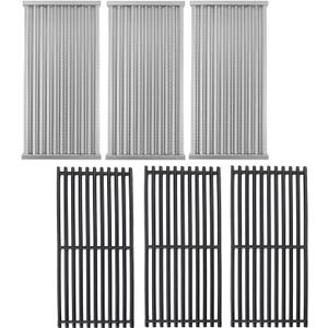 17" Grill Grates and Emitter for Charbroil TRU Infrared 3-Burner 463242516 466242515 466242516 466242615 466242616 463355220 463342420 Grill Parts for Charbroil Grill Replacement Parts