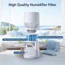4 Pack Humidifier H35i Wick Filter Replacement Compatible with Blueair Premium Smart Humidifier 3.5L for Large Room Soothing Water Vapors Through Particle & Mineral Collect,10 Pack Sponge Filters